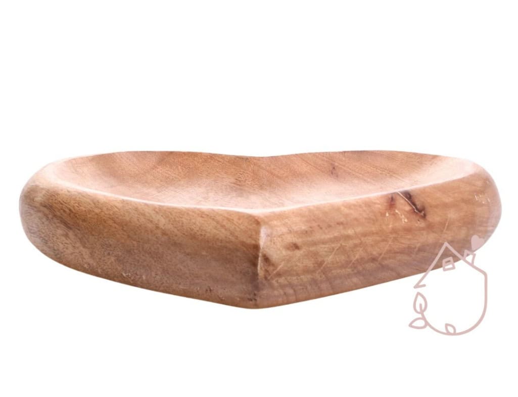 srdce miska dřevěná_